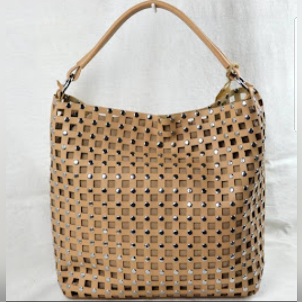 Tan hobo bag